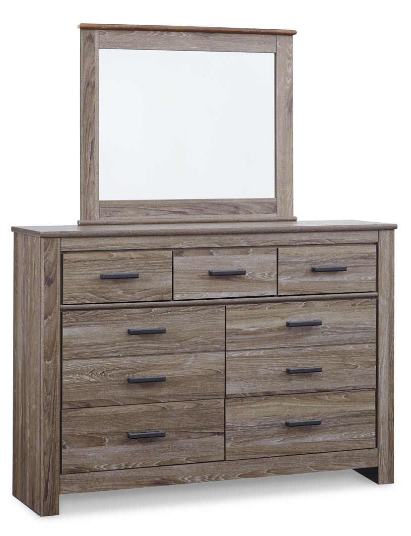 Zelen Brown Panel Bedroom Set