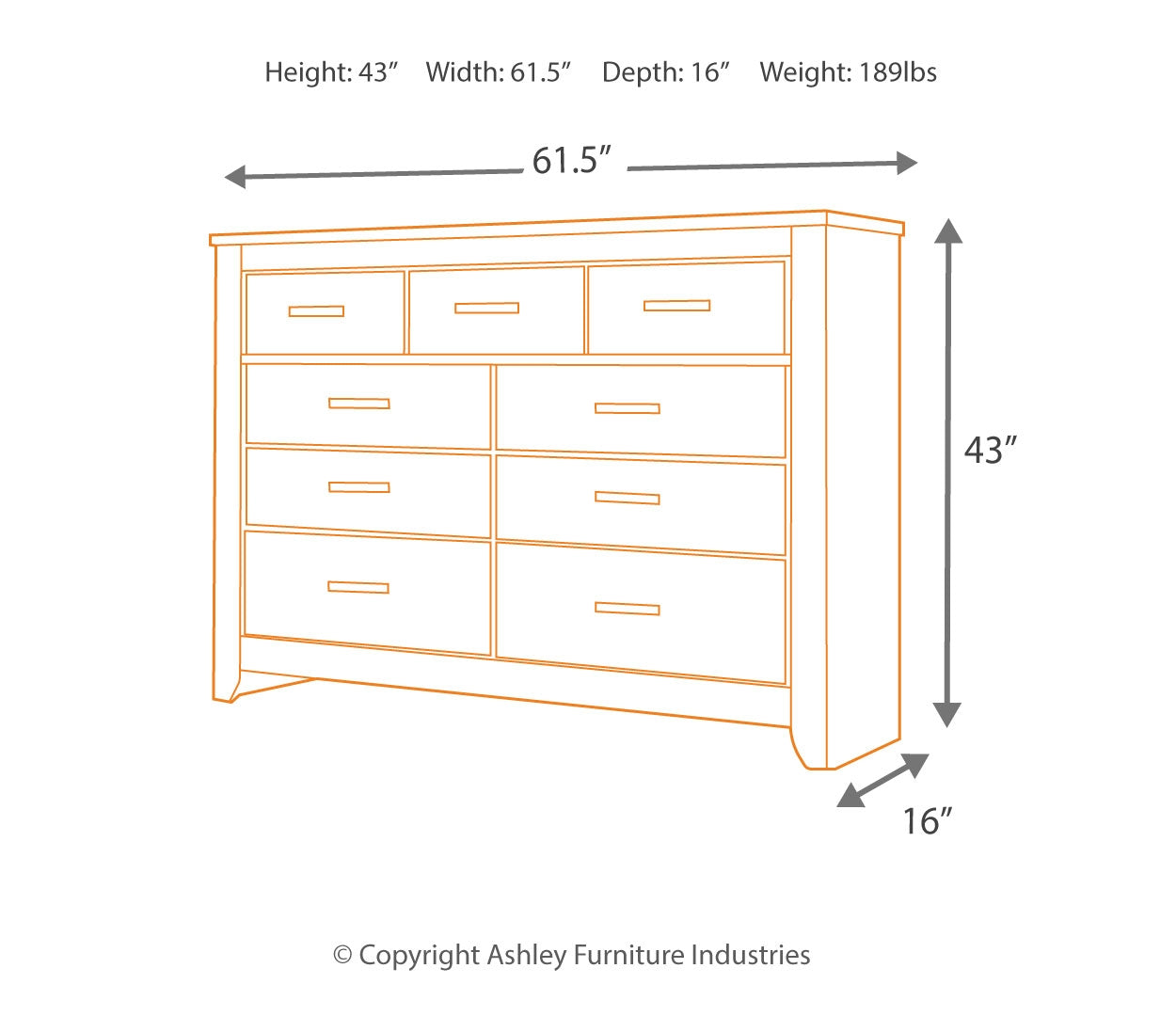 Zelen Brown Panel Bedroom Set