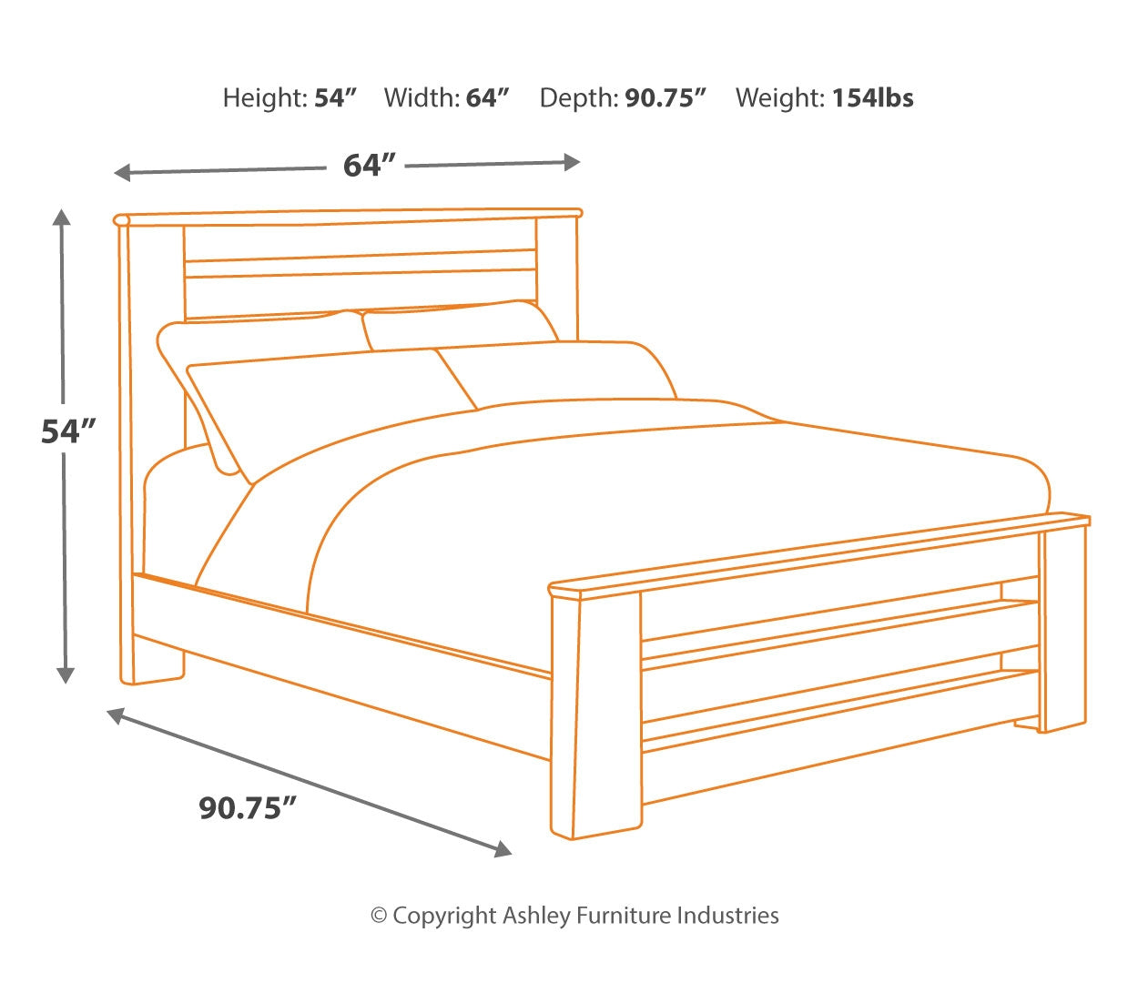 Zelen Brown Panel Bedroom Set