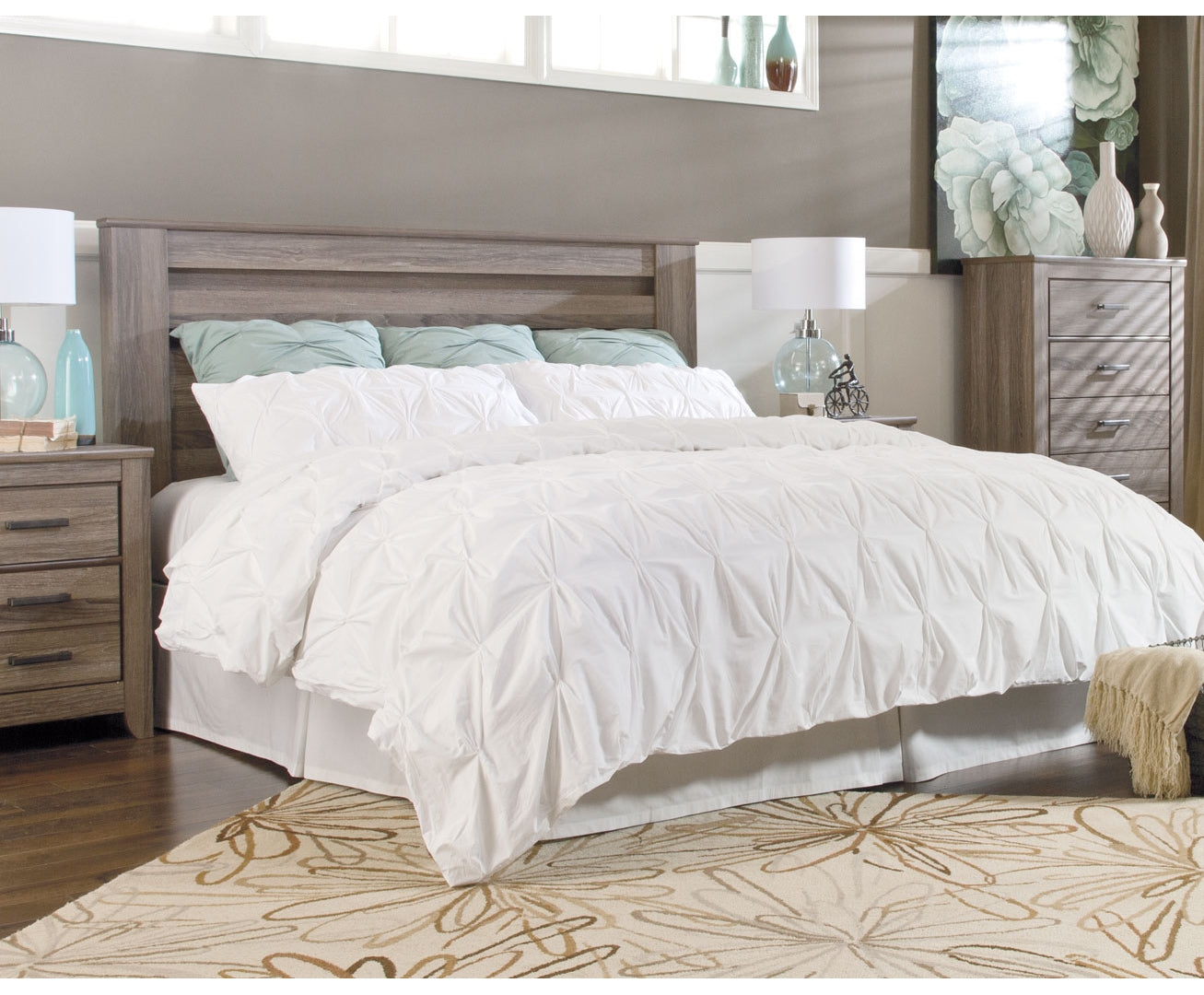 Zelen Brown Panel Bedroom Set