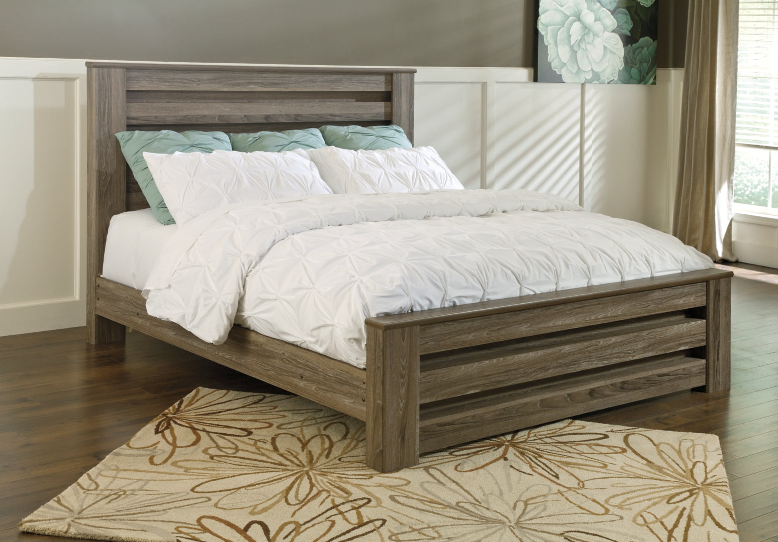 Zelen Brown Panel Bedroom Set