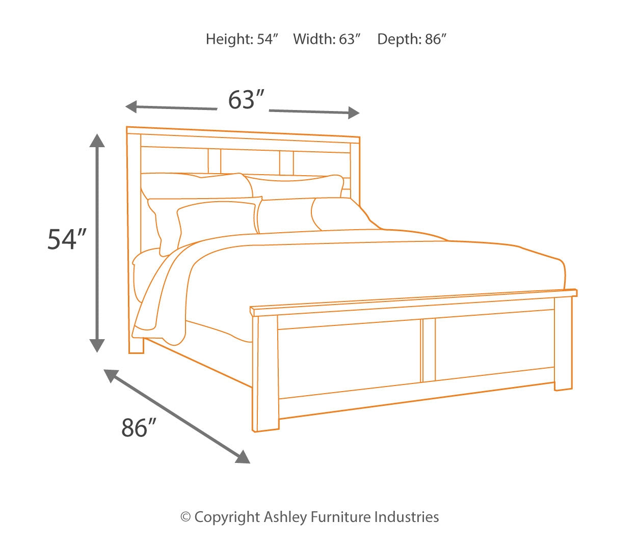 Juararo Brown Panel Headboard Bedroom Set