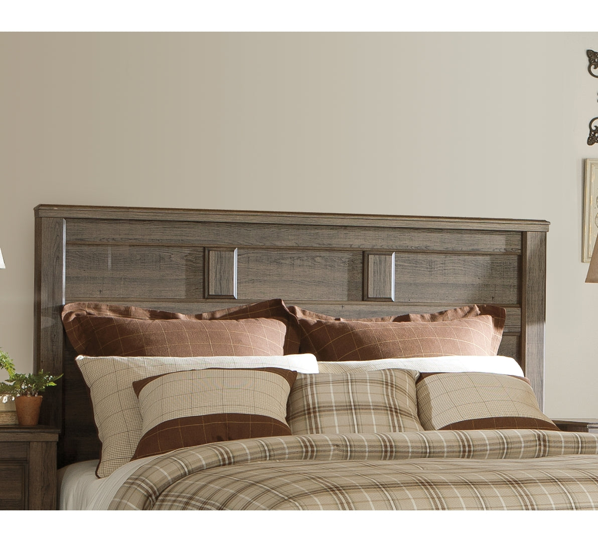 Juararo Brown Panel Headboard Bedroom Set