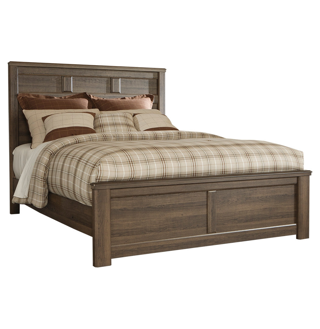 Juararo Brown Panel Bedroom Set