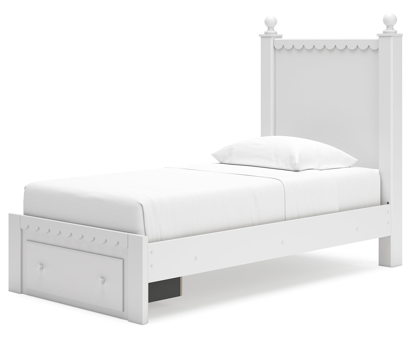 Mollviney Panel Storage Bed