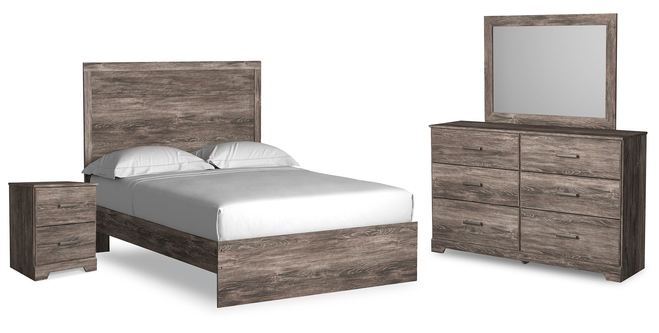 Ralinksi Grey Panel Bedroom Set