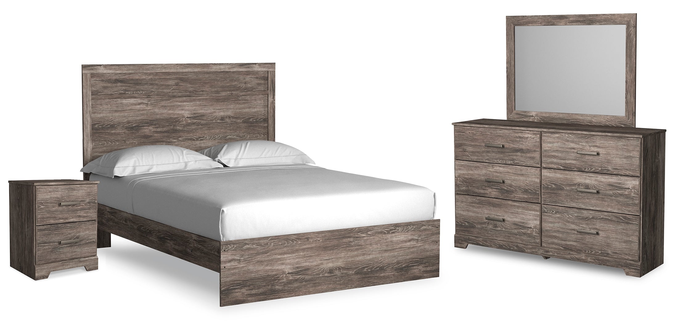 Ralinksi Grey Panel Bedroom Set