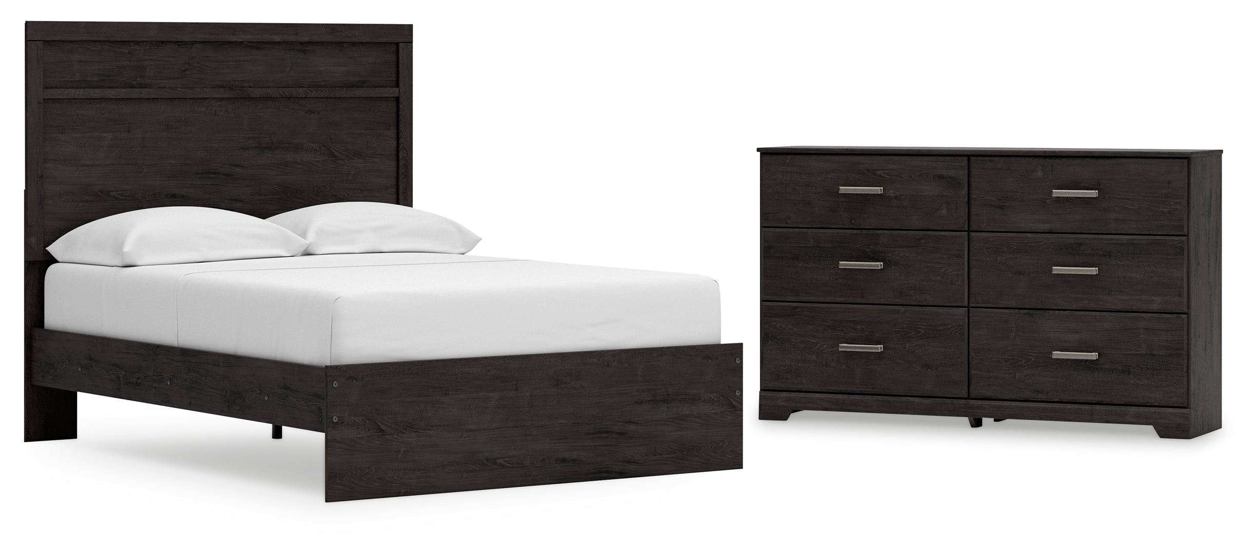 Belachime Full Panel Bed with Dresser