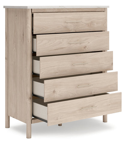 Cadmori Five Drawer Wide Chest