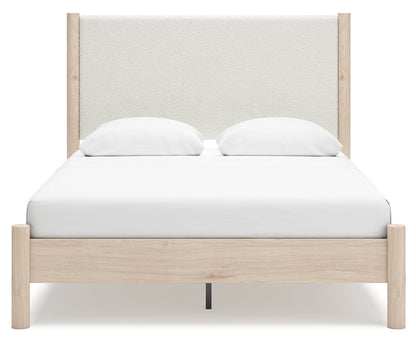 Cadmori Upholstered Panel Bed