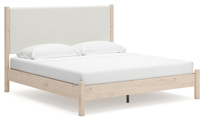 Cadmori Upholstered Panel Bed