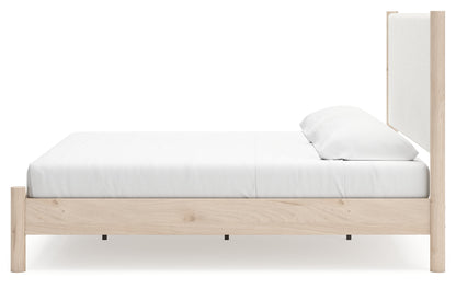 Cadmori Upholstered Panel Bed