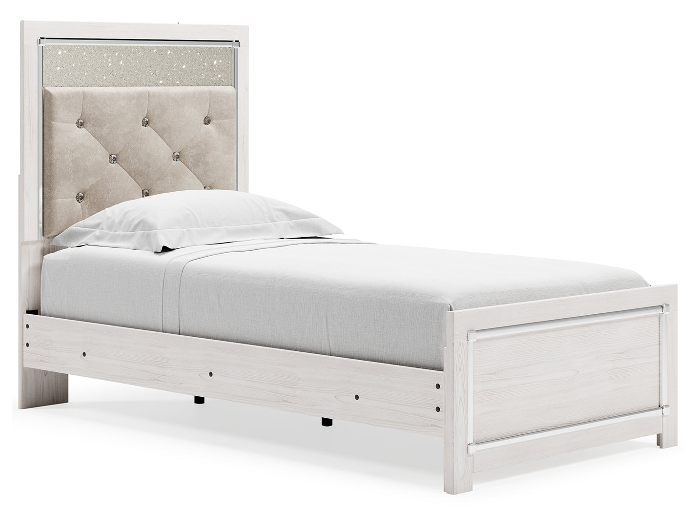 Altyra Panel Headboard Bed with Dresser