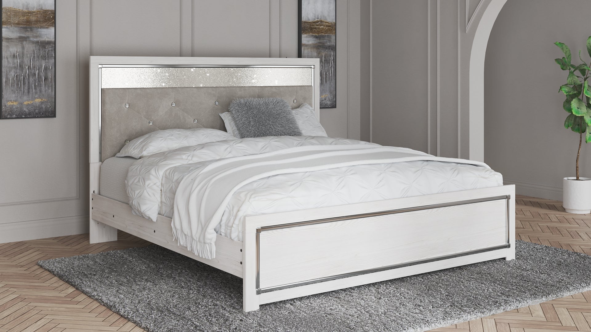 Altra White Panel Bedroom Set