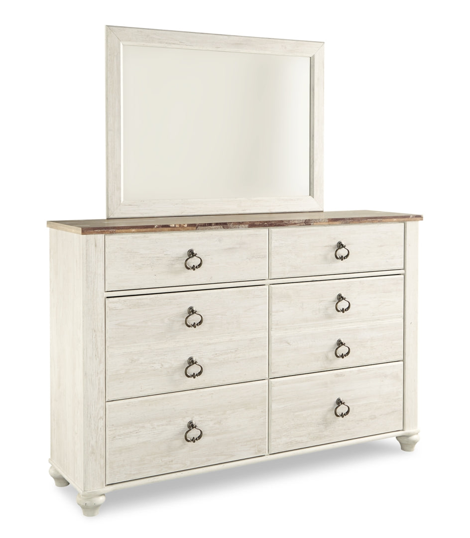 Willowton Beige Panel Bedroom Set