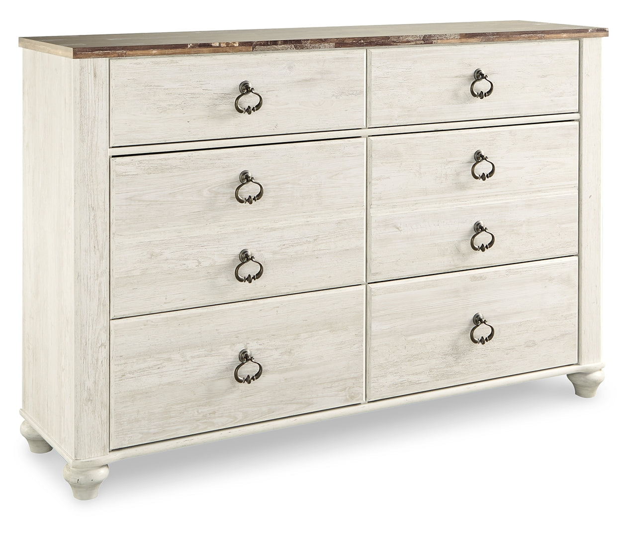 Willowton Six Drawer Dresser