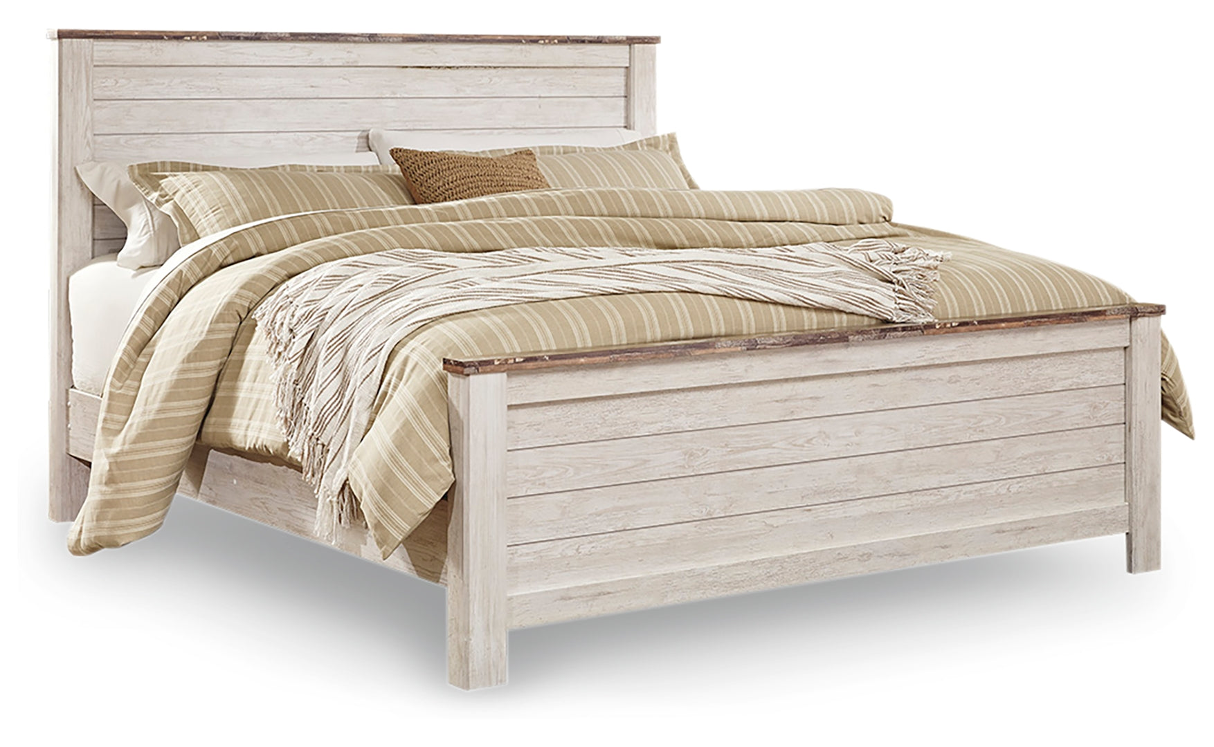 Willowton Beige Panel Bedroom Set