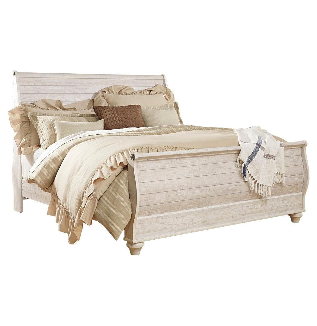 Willowton Beige Panel Bedroom Set