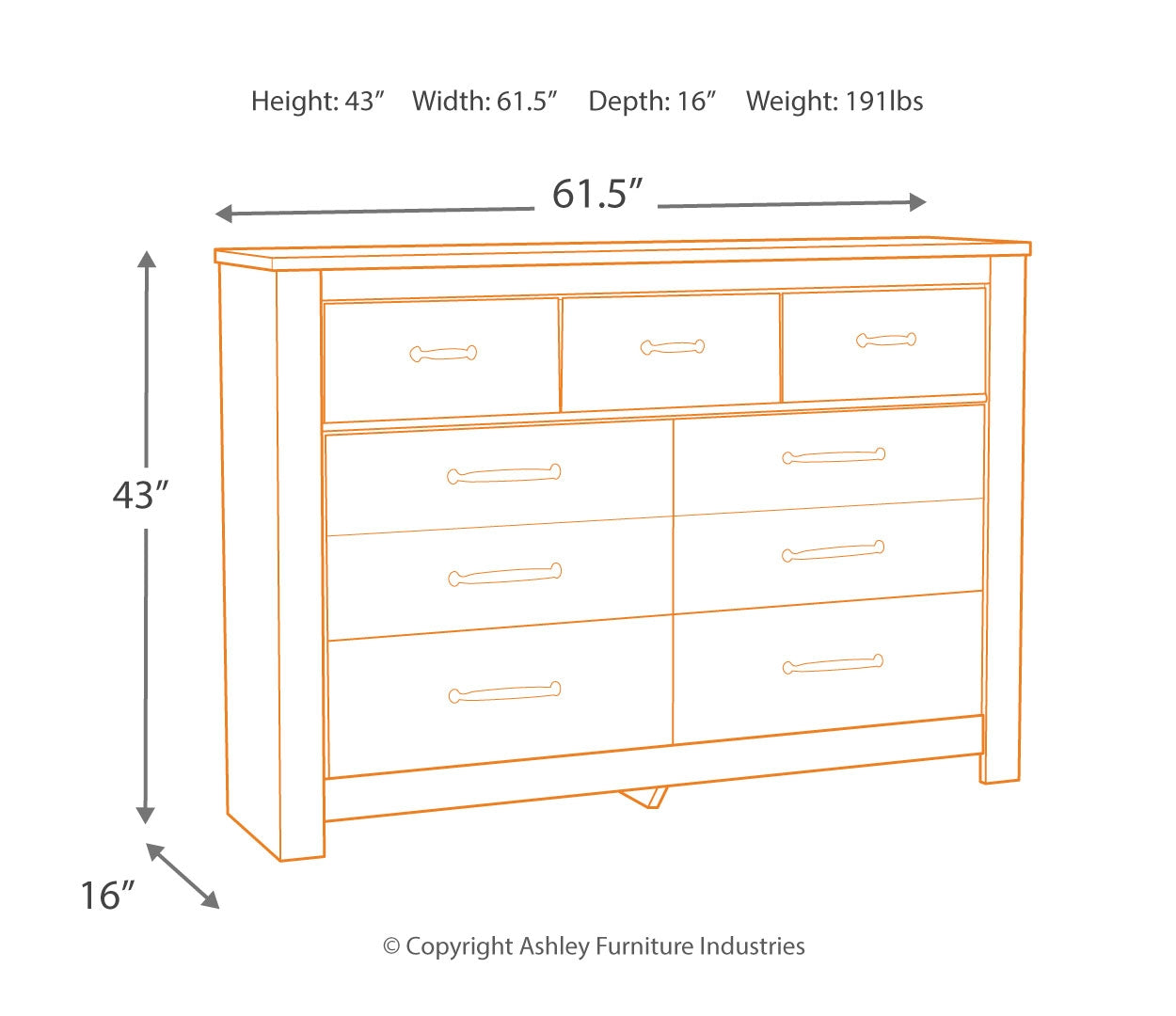 Bellaby Dresser and Mirror