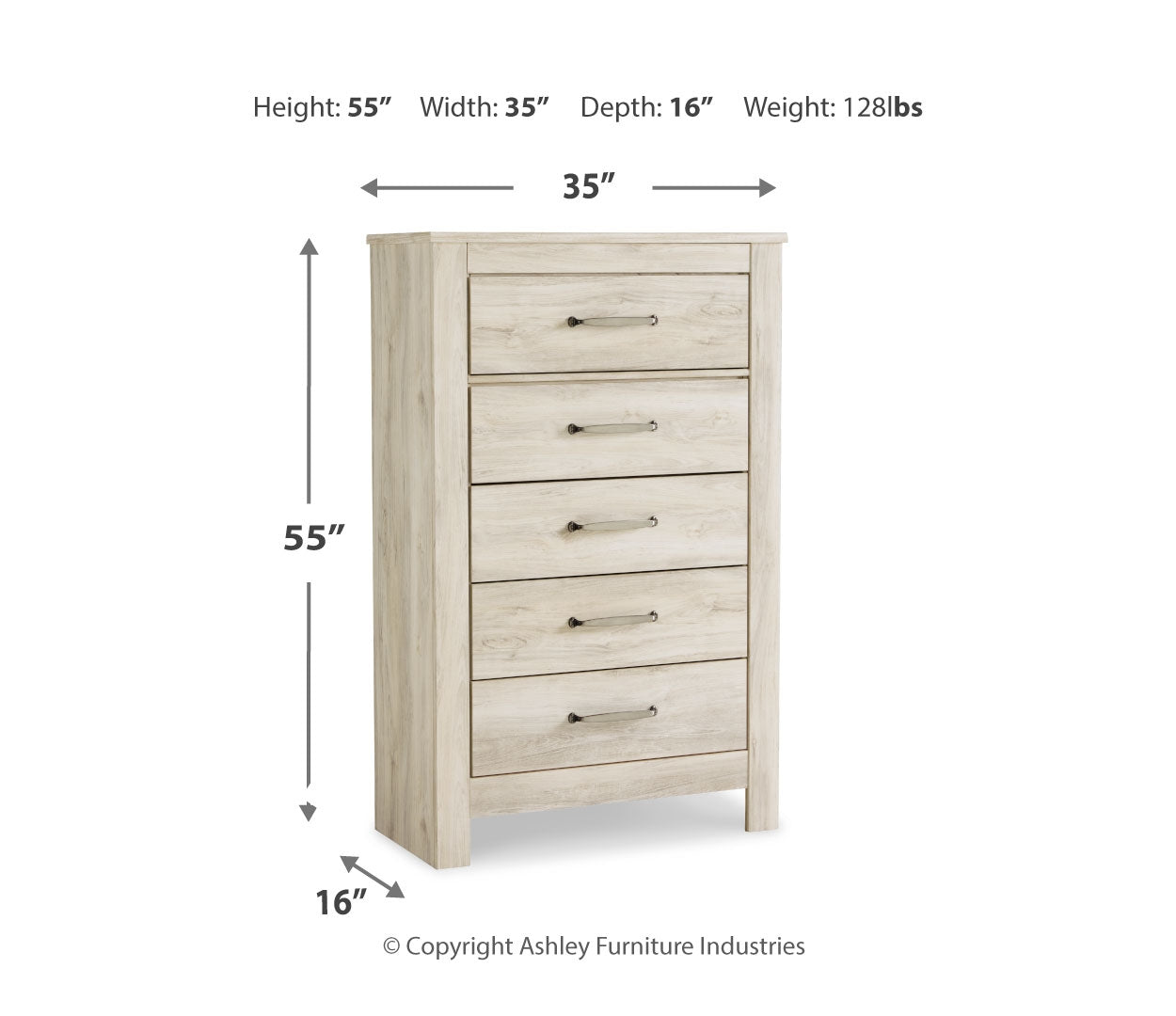 Bellaby Five Drawer Chest