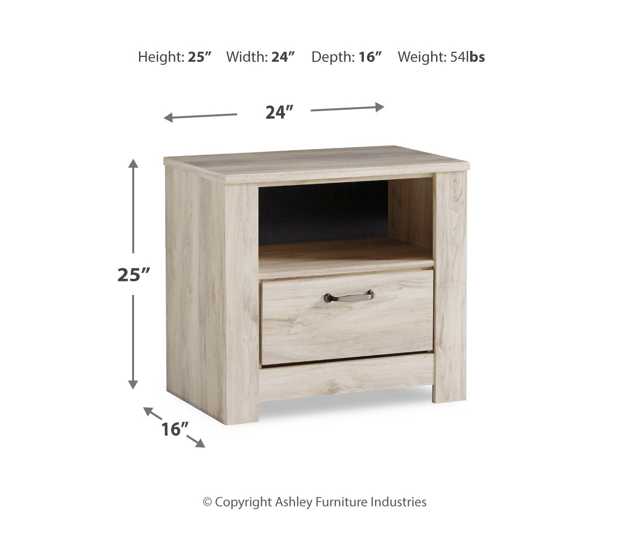 Bellaby One Drawer Night Stand