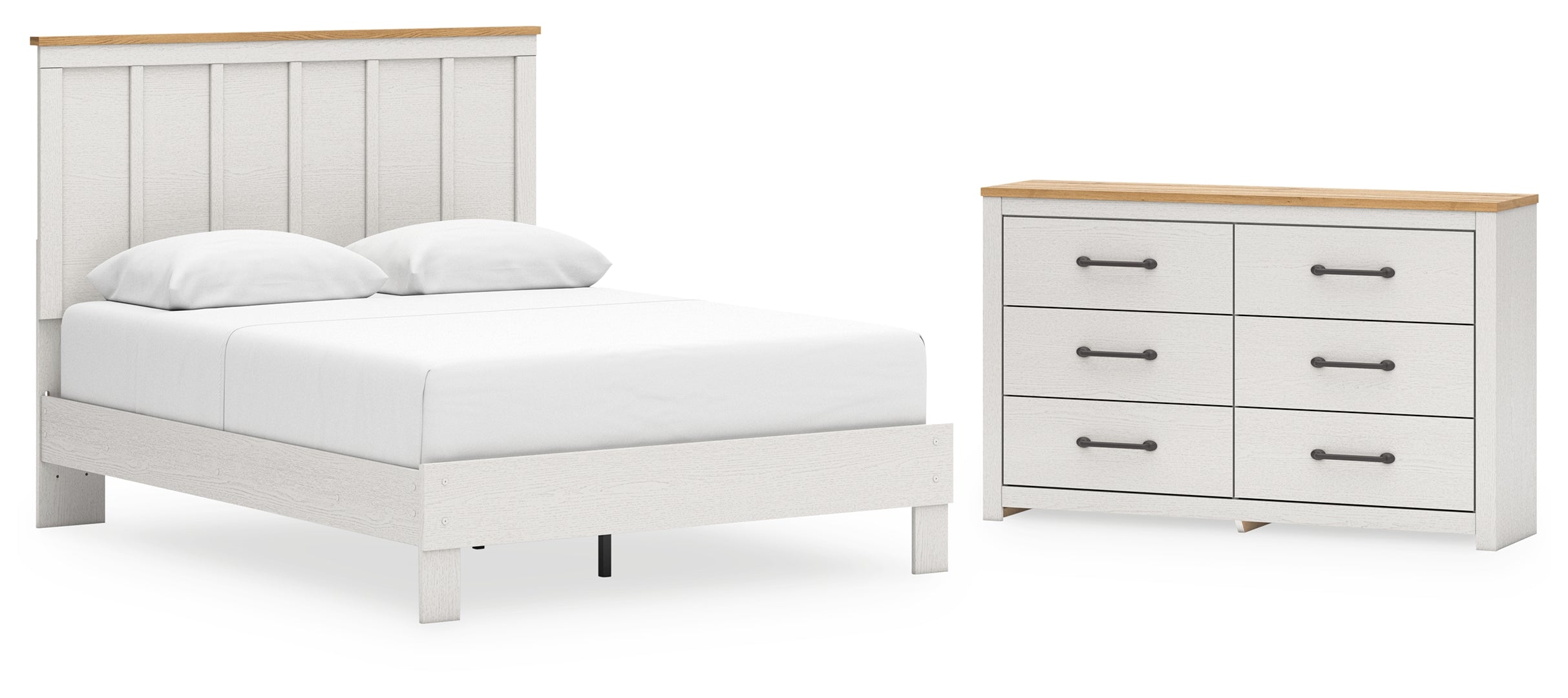 Linnocreek Queen Panel Bed with Dresser