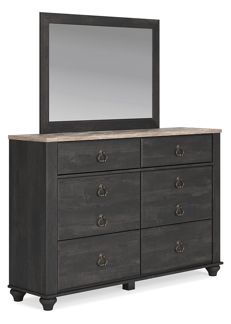 Nanforth Dresser and Mirror