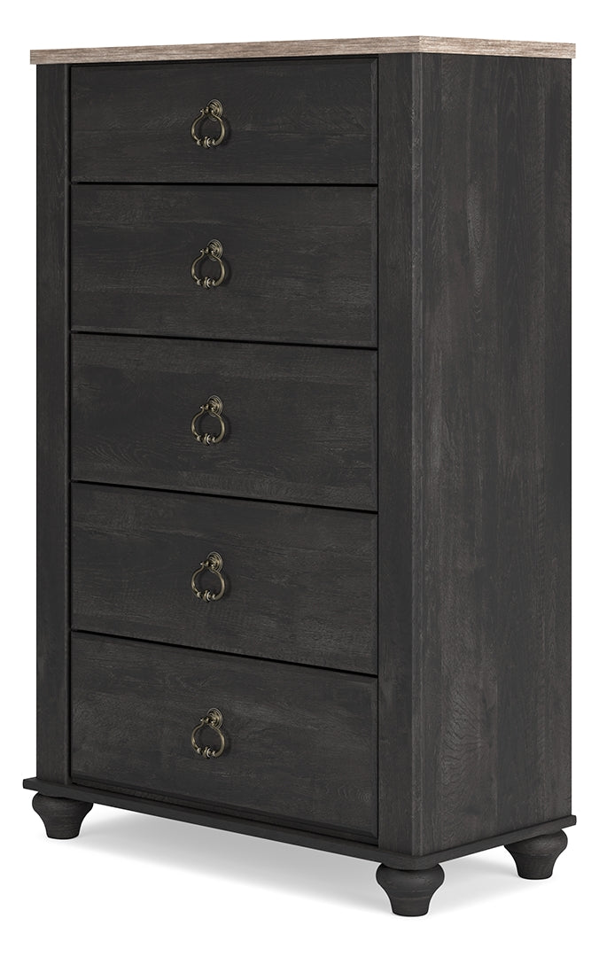 Nanforth Five Drawer Chest