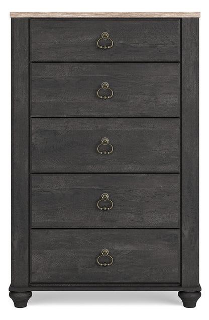 Nanforth Five Drawer Chest