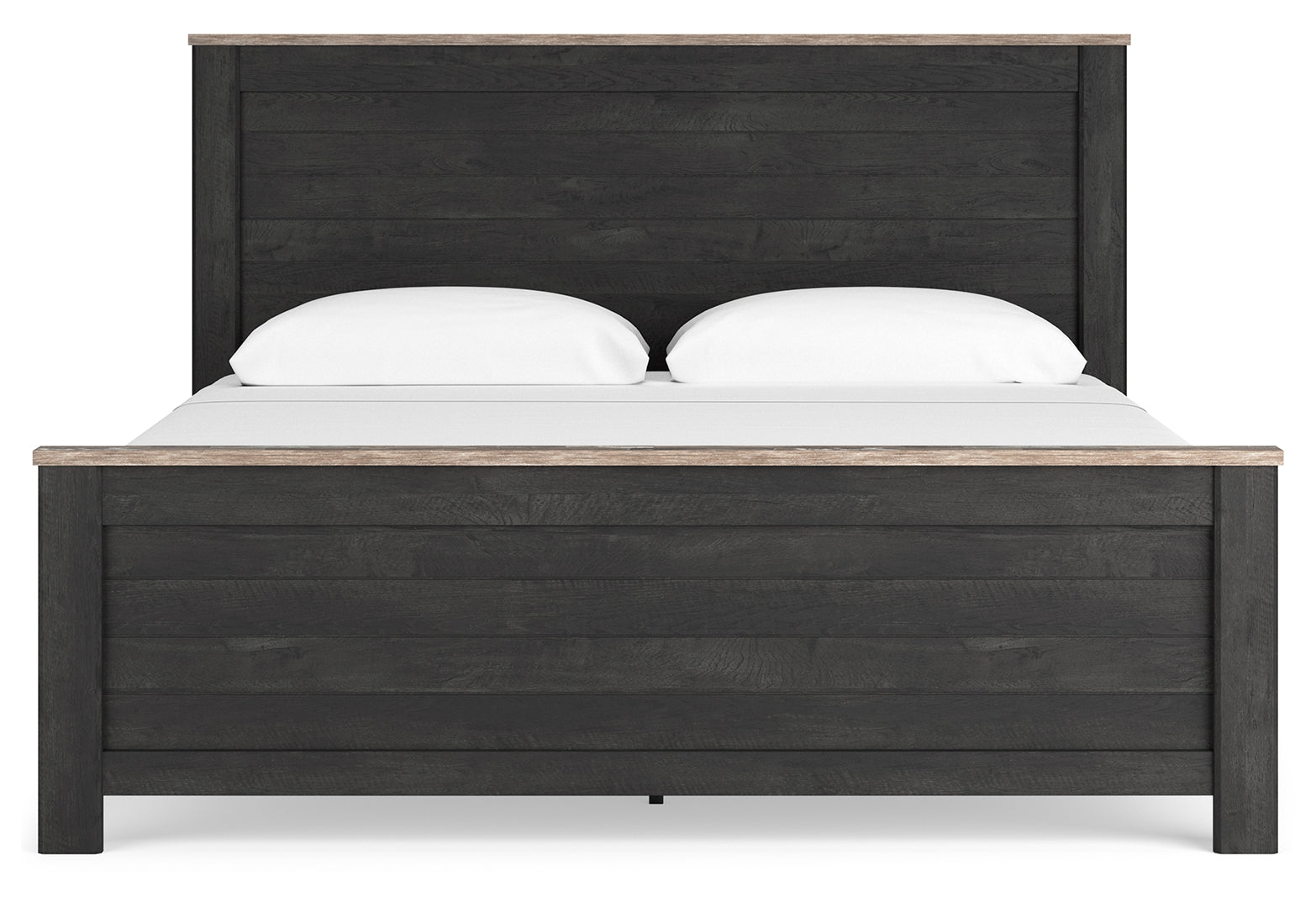 Nanforth Grey Panel Bedroom Set