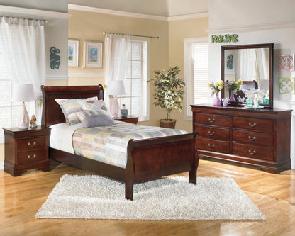 Alisdair Full Sleigh Bed with Mattress