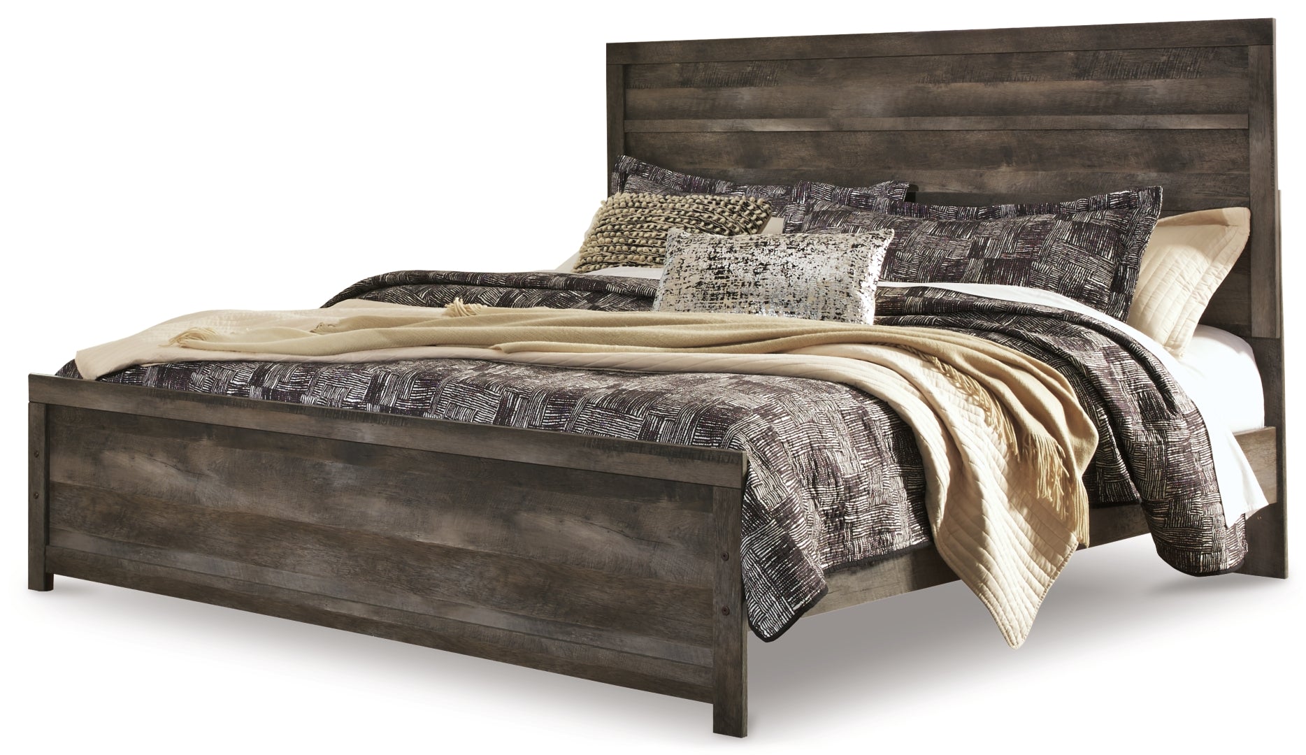 Wynnlow Grey Crossbuck Panel Bedroom Set