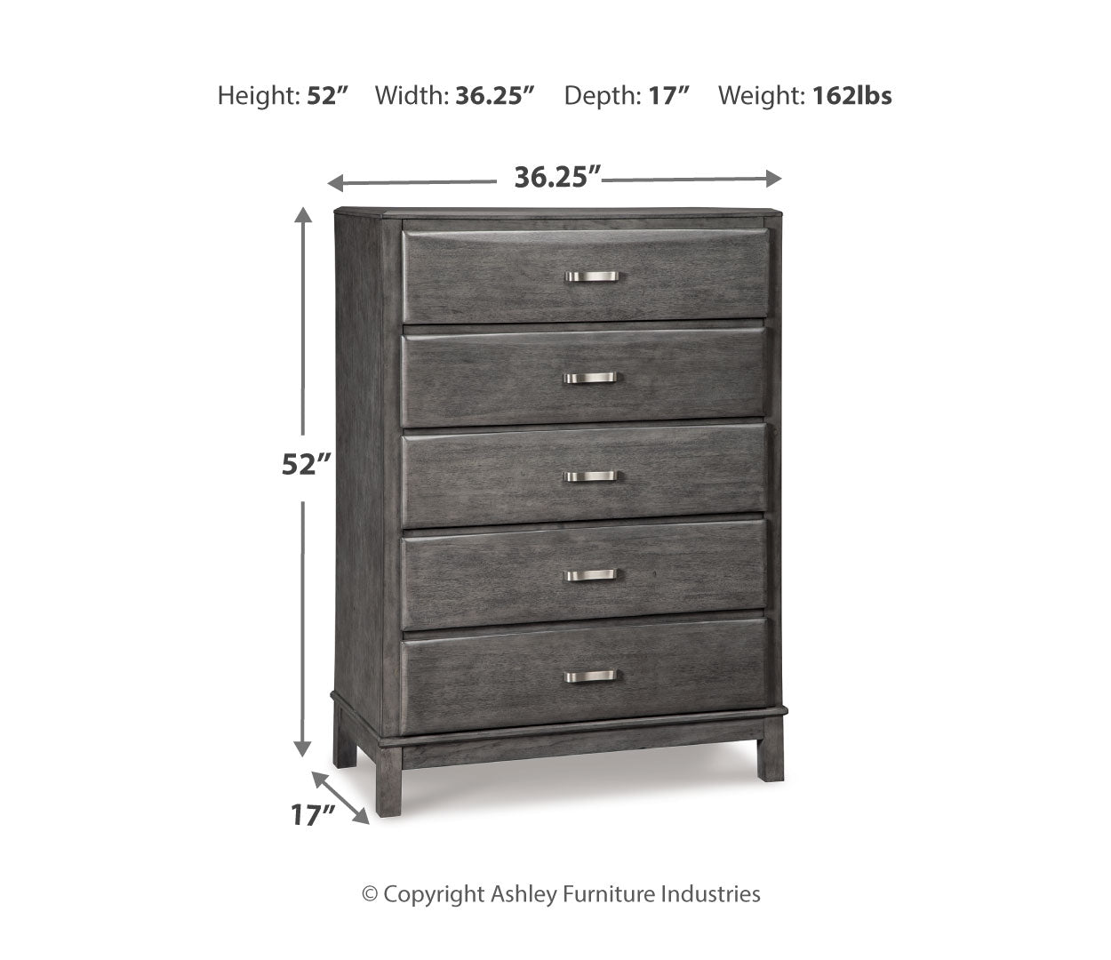 Caitbrook Five Drawer Chest