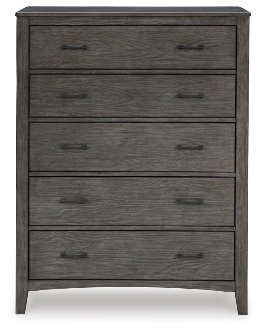 Montillan Grey Panel Bedroom Set