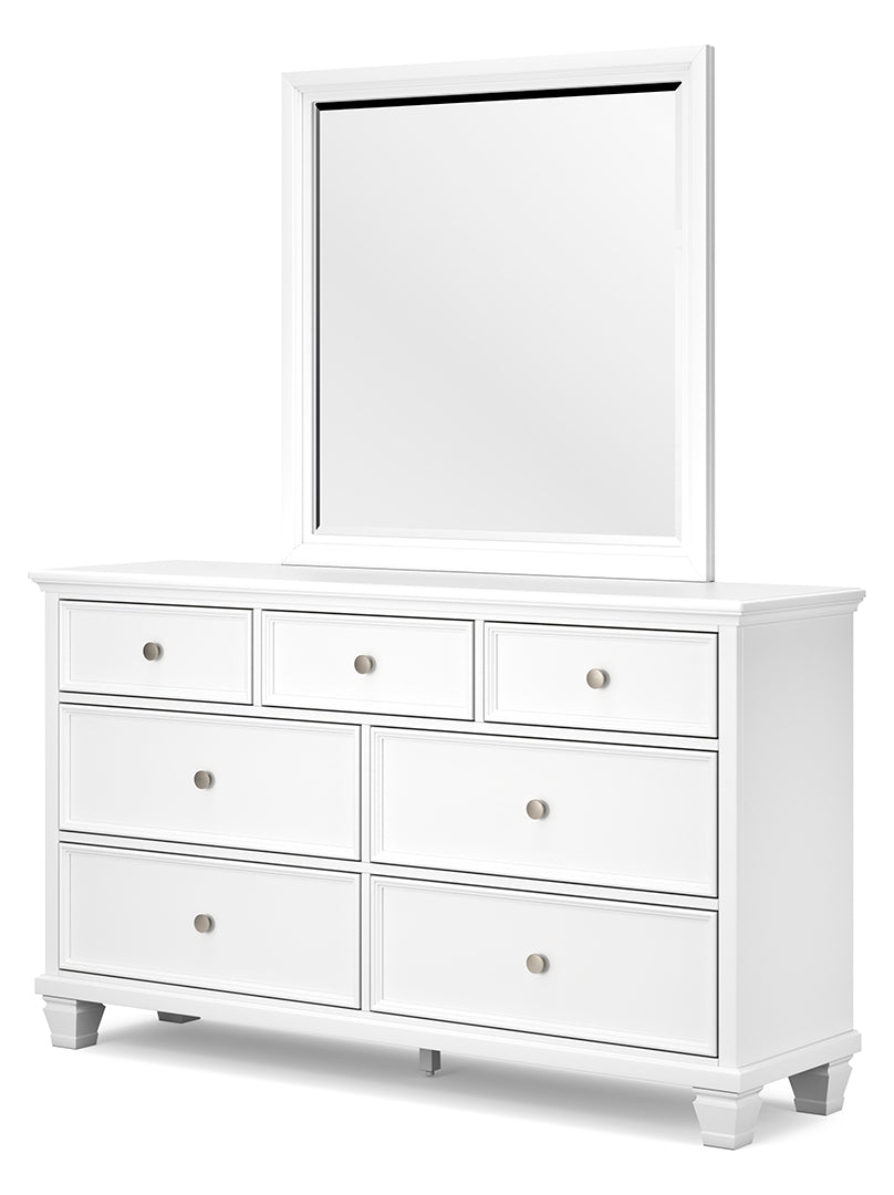 Fortman White Panel Bedroom Set