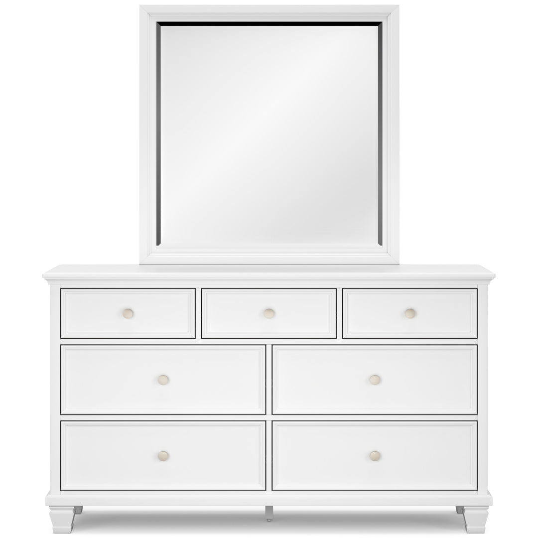 Fortman White Panel Bedroom Set