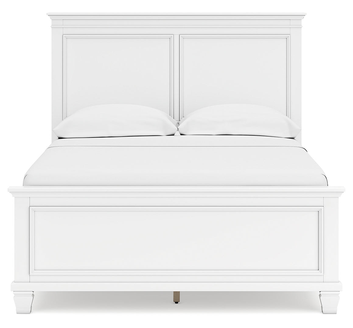 Fortman White Panel Bedroom Set