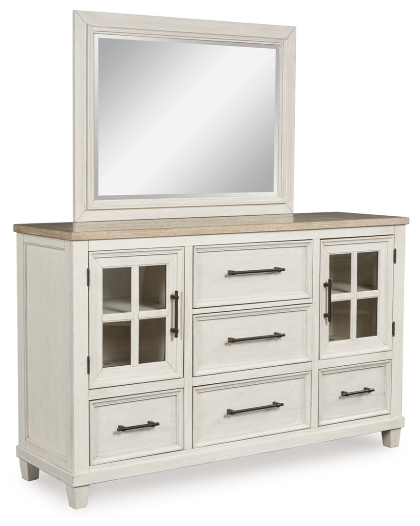 Shaybrock Beige Panel Bedroom Set