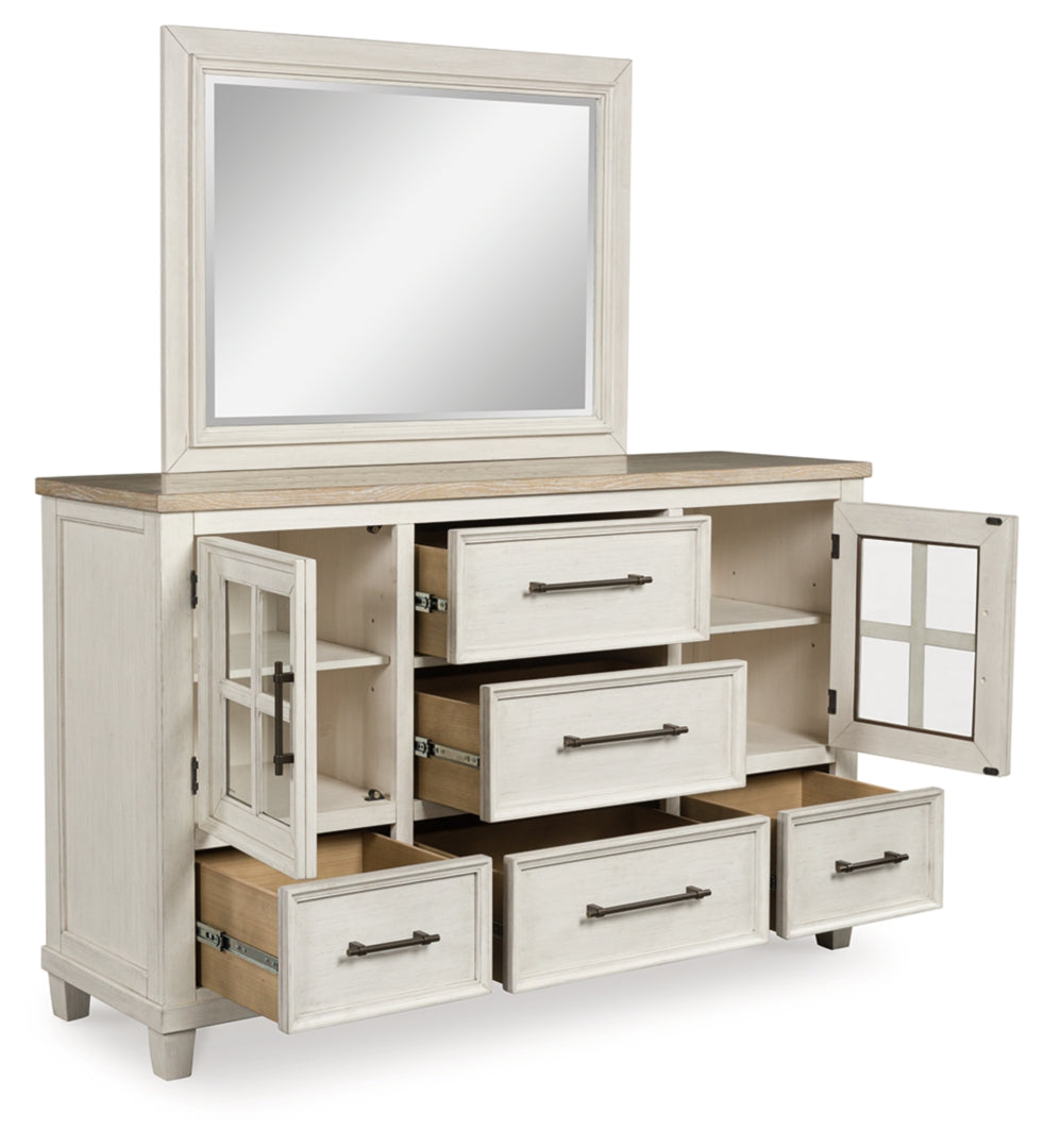 Shaybrock Beige Panel Bedroom Set