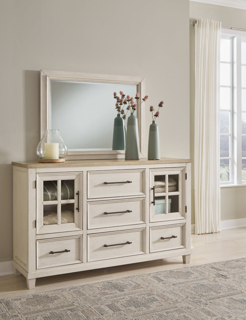 Shaybrock Beige Panel Bedroom Set