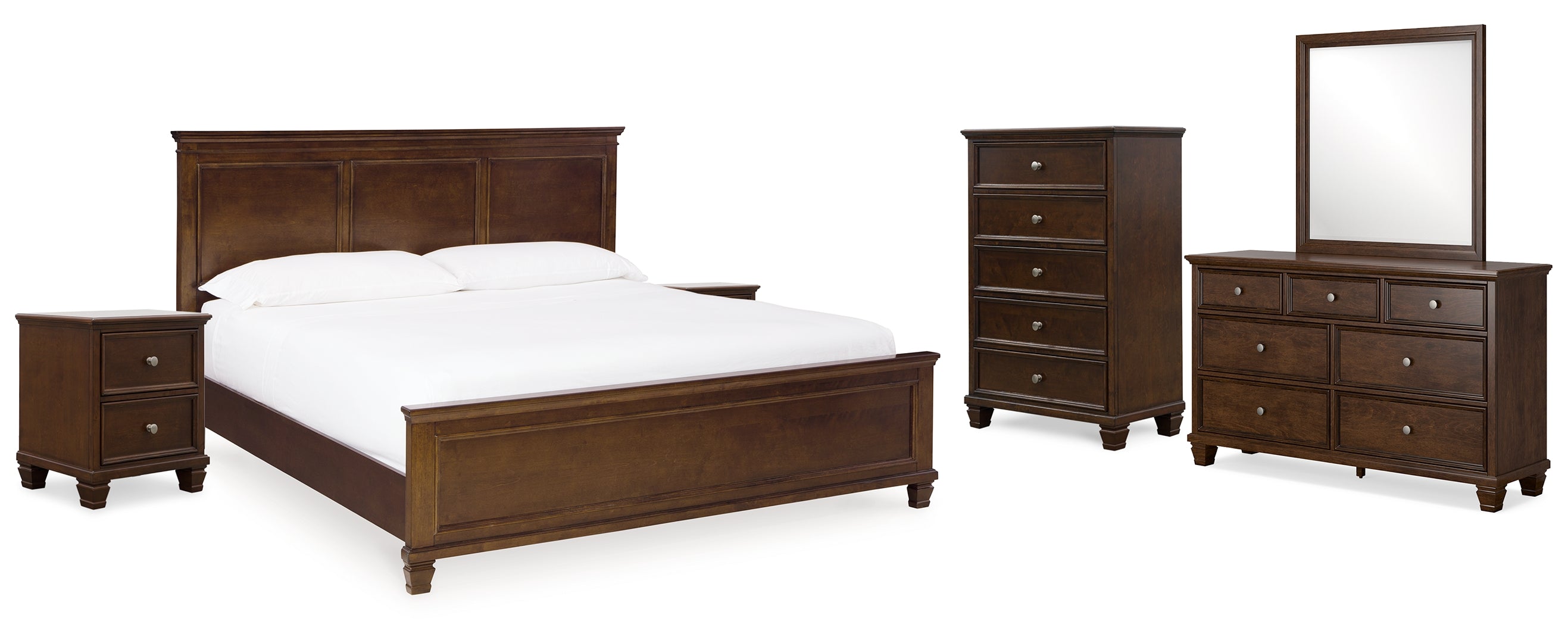 Danabrin Brown Panel Bedroom Set