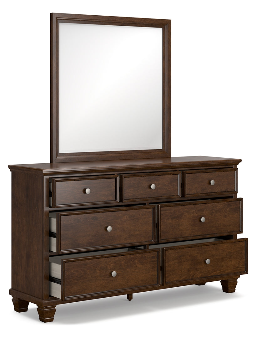 Danabrin Brown Panel Bedroom Set