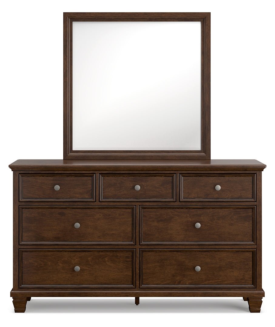 Danabrin Brown Panel Bedroom Set