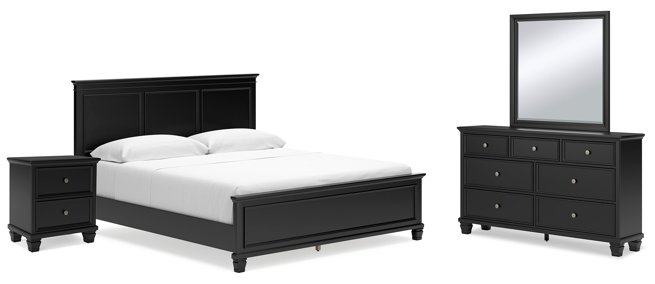 Lanolee Grey Panel Bedroom Set