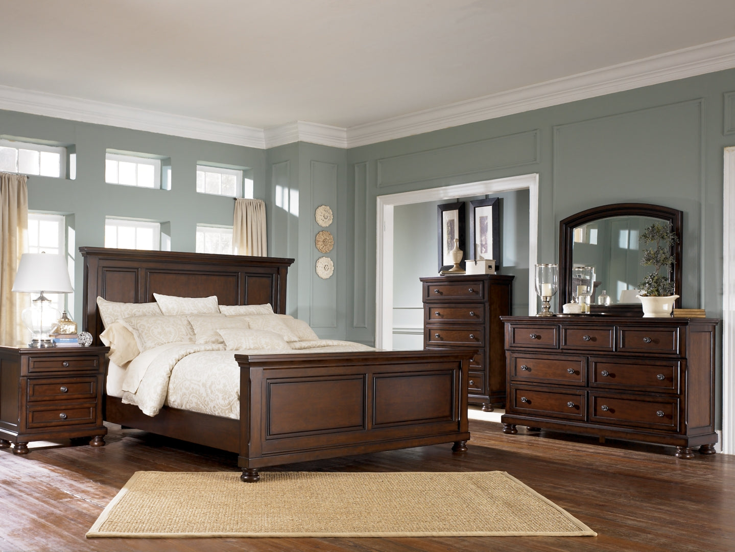 Porter Brown Panel Bedroom Set