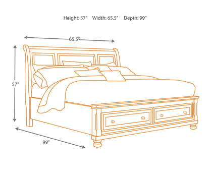 Porter Panel Bed