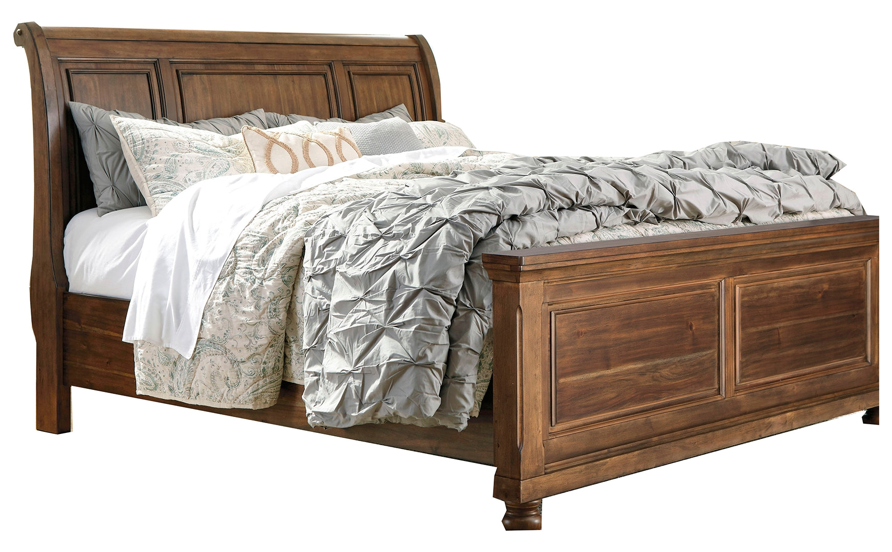 Flynnter Brown Panel Bedroom Set