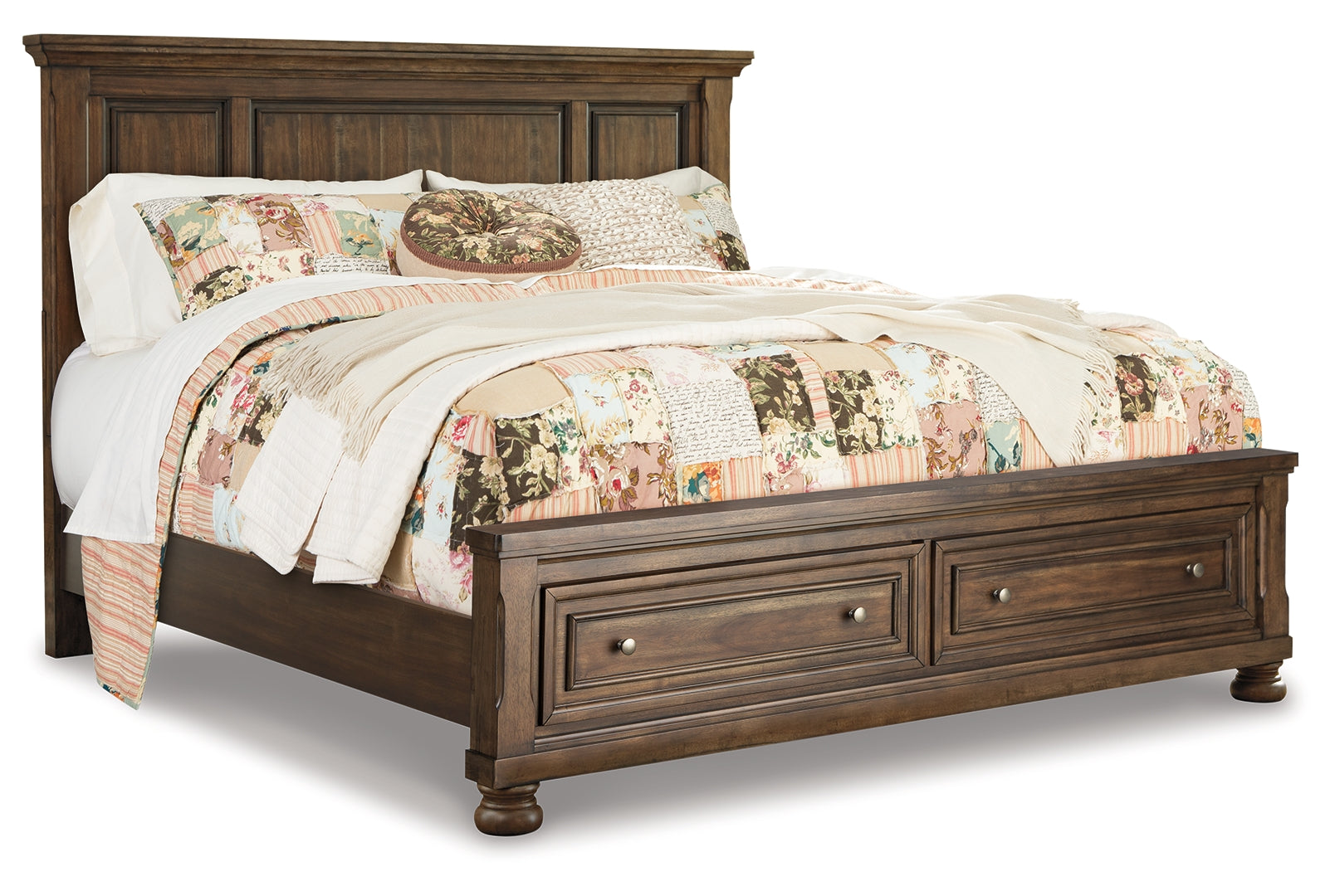 Flynnter Brown Panel Bedroom Set