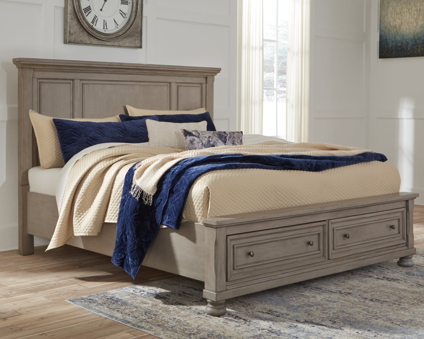 Lettner Queen Panel Storage Bed