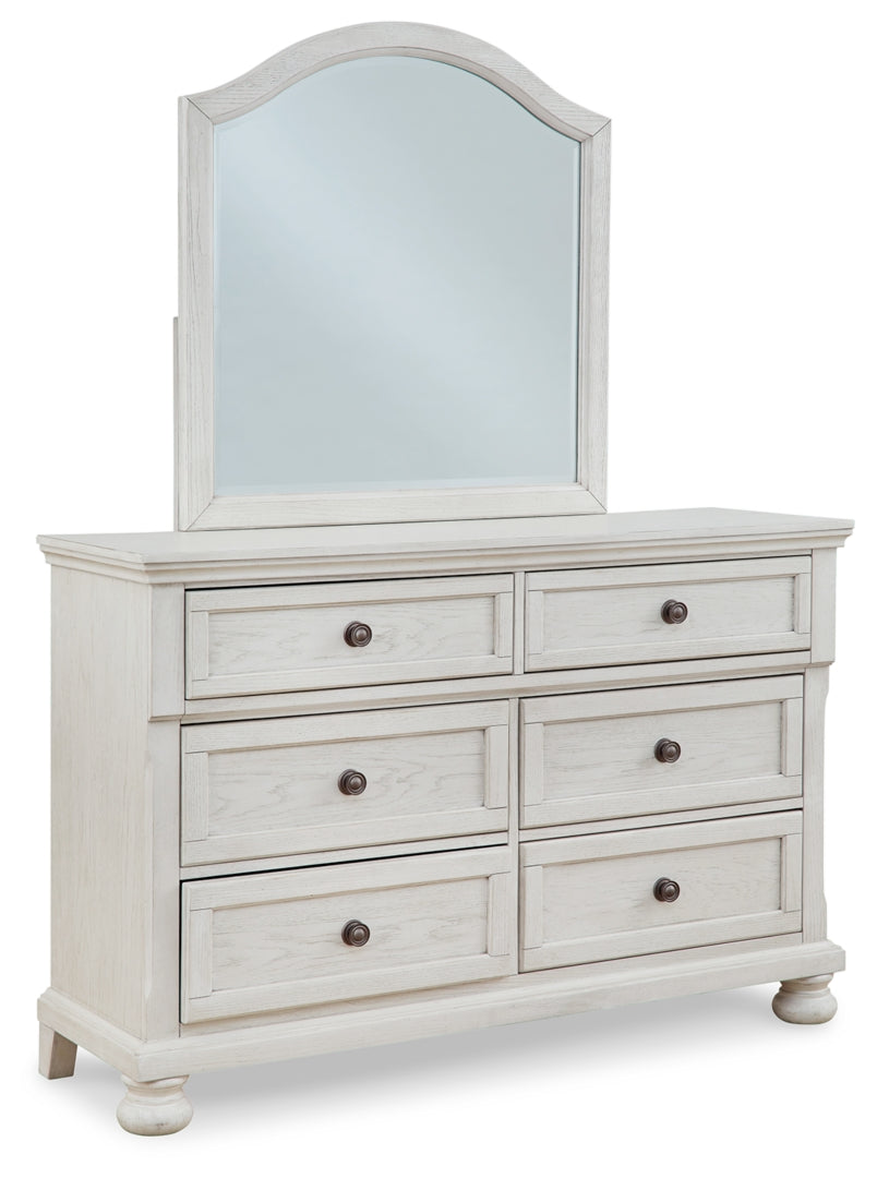 Robbinsdale White Panel Bedroom Set